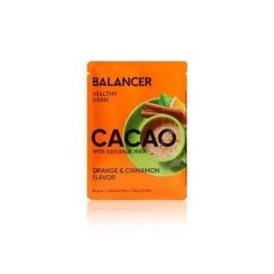 Какао Balancer на кокосовом молоке со вкусом «Апельсин и корица», 5 шт.